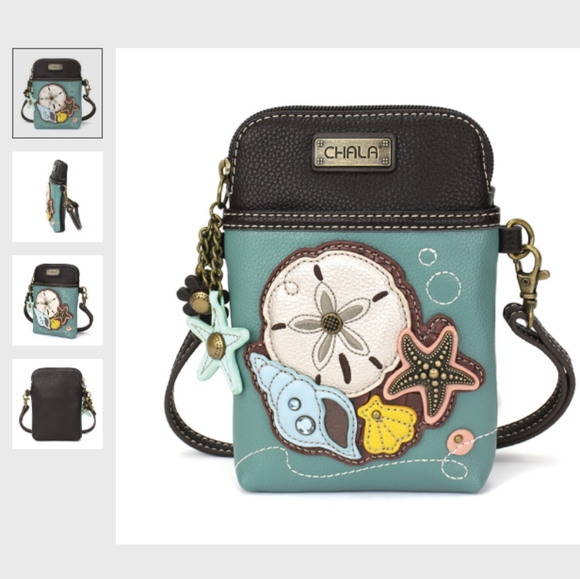Chala Starfish Sand Dollar Convertible Phone Crossbody Bag - Picture 14 of 16